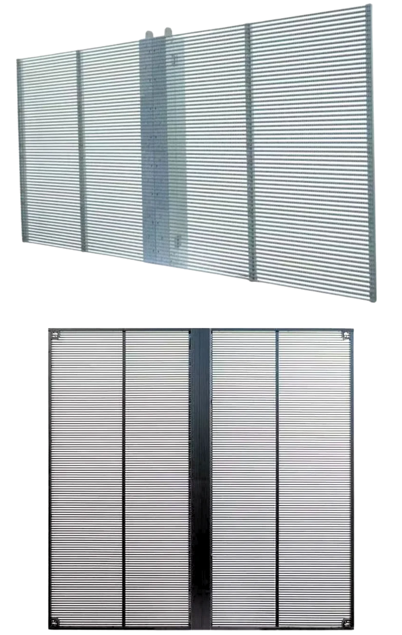 2 Different Transparent LED Screen in different colour