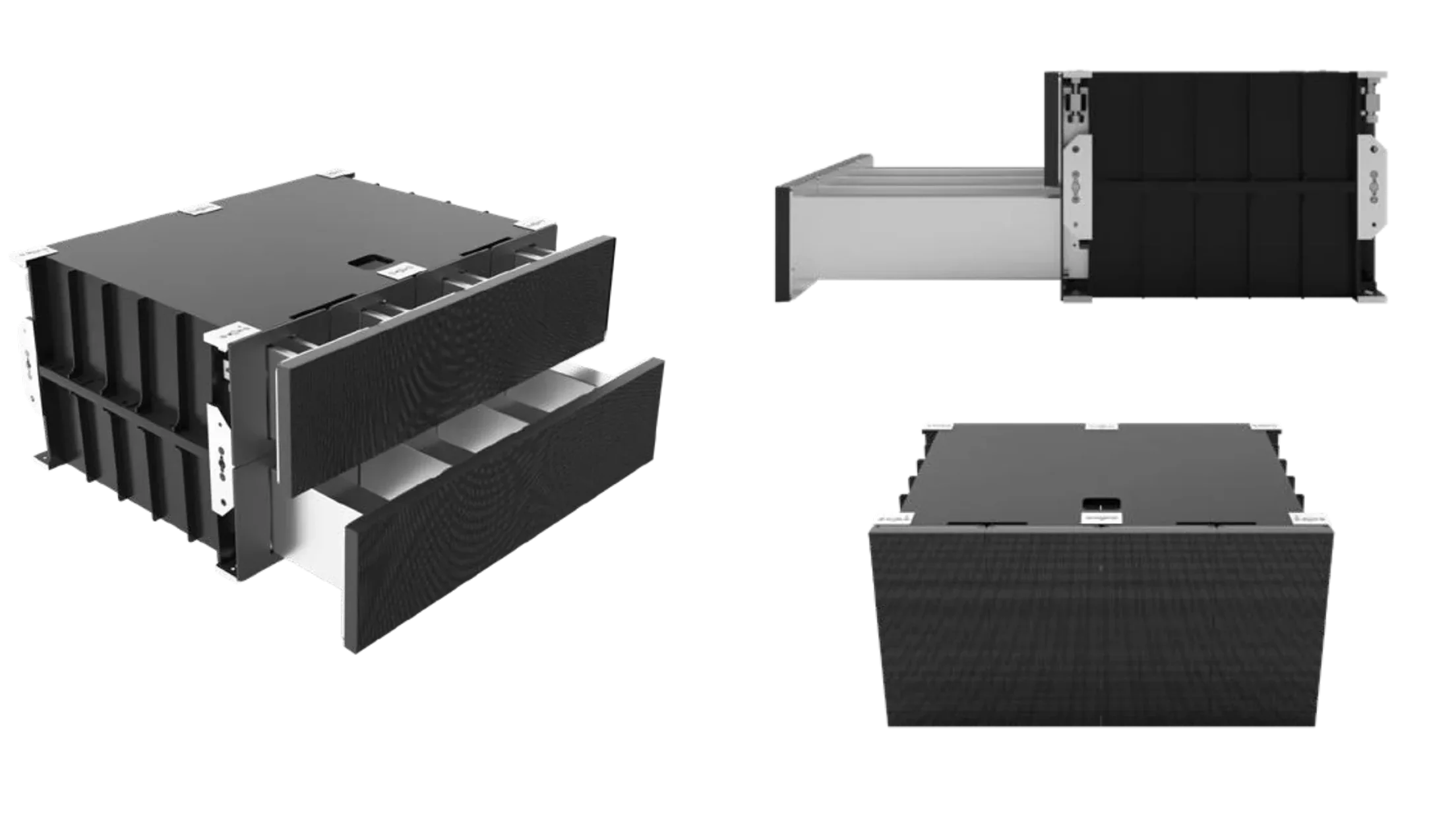 Different views of the Indoor Iron Cabinet