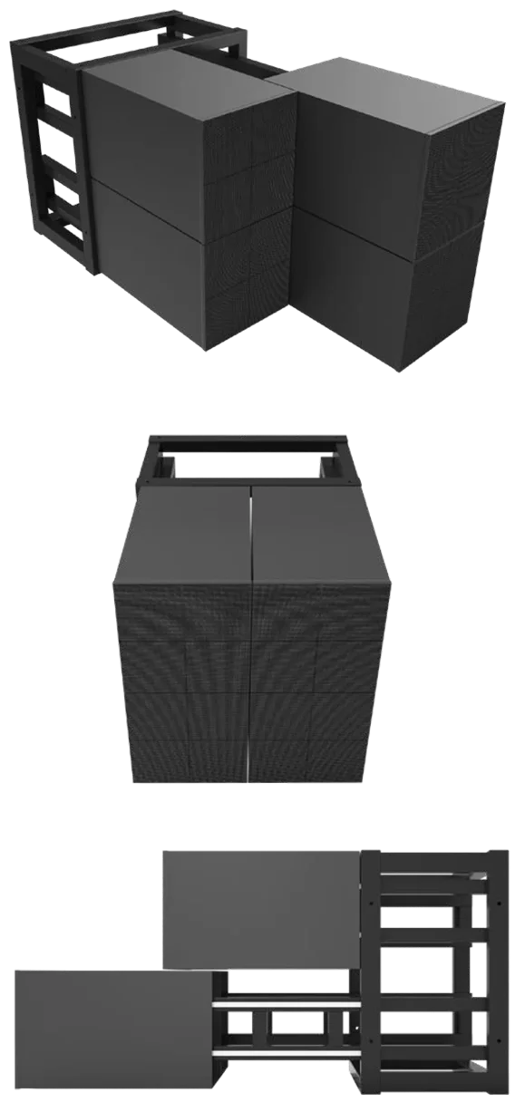 Different view of the Structure Cabinet Outdoor