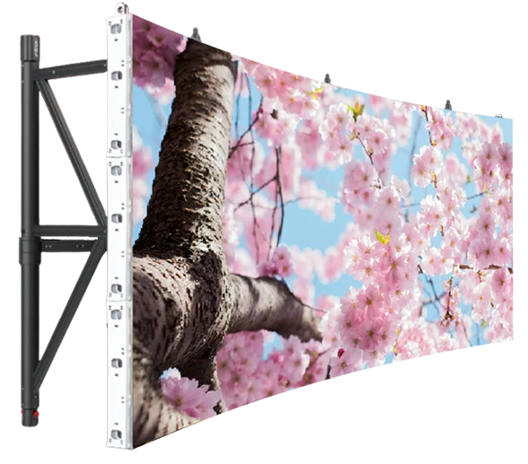 Large horizontal view of Speed Outdoor LED Display Screen