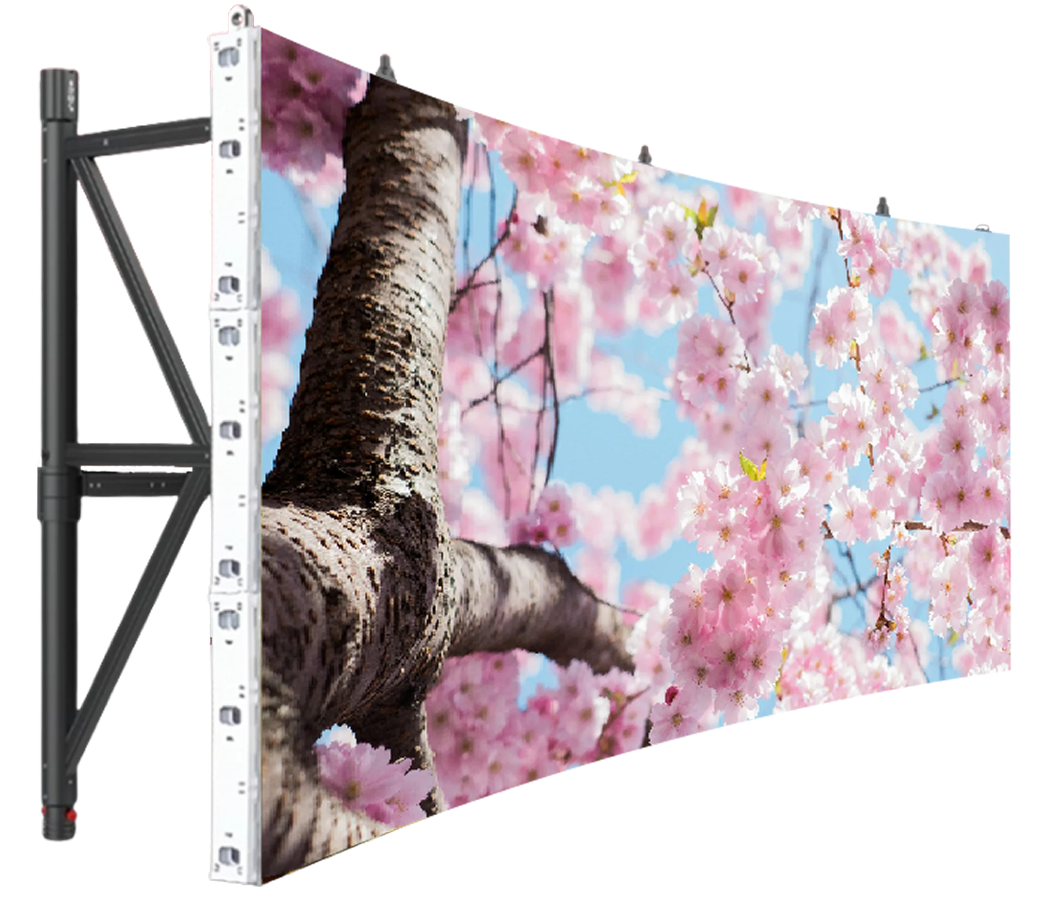 Large horizontal view of Speed Outdoor LED Display Screen