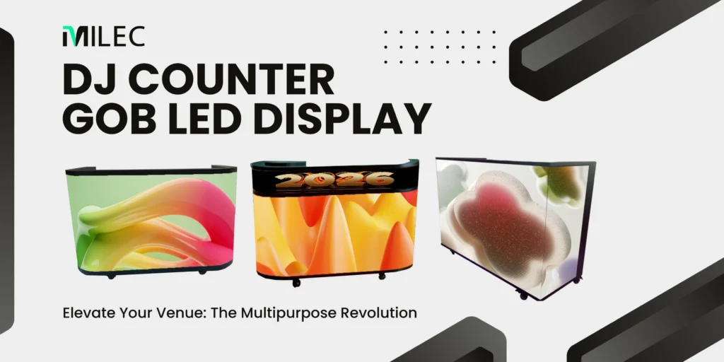 Elevate LED Display in UAE with MILEC Foldable GOB LED DJ Counter